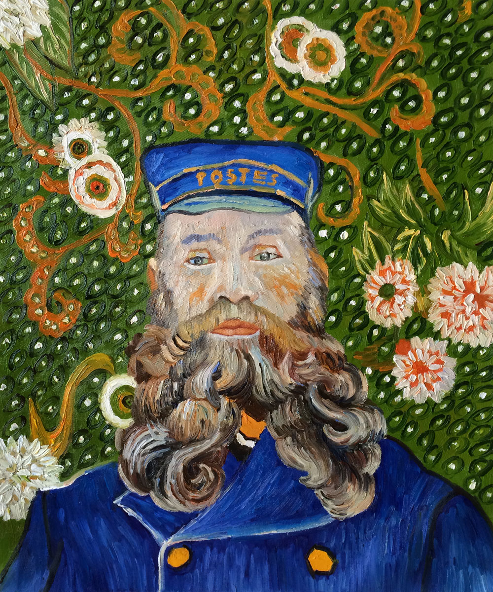 Portrait of the Postman - Joseph Roulin - Van Gogh Painting On Canvas